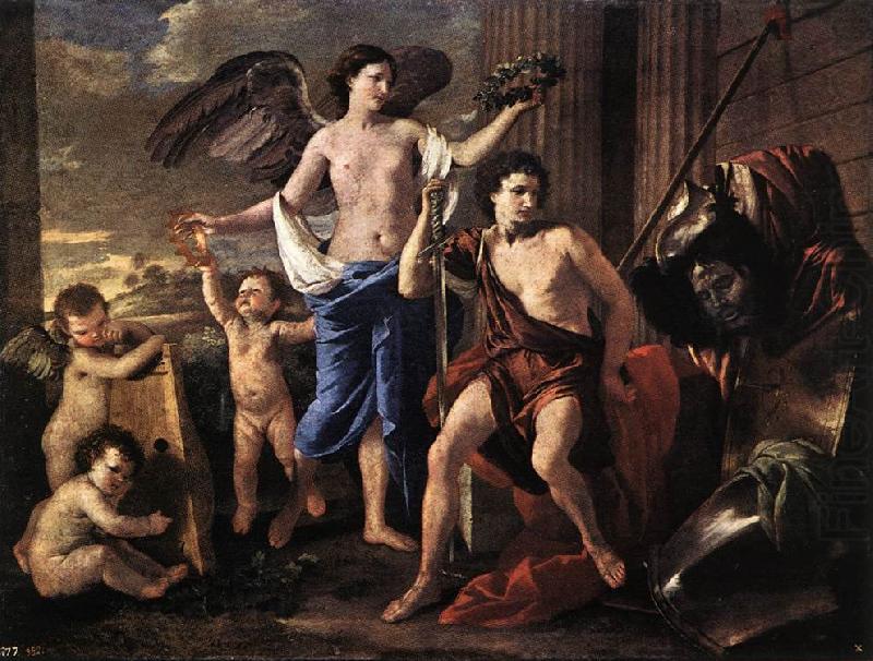 POUSSIN, Nicolas The Victorious David af china oil painting image